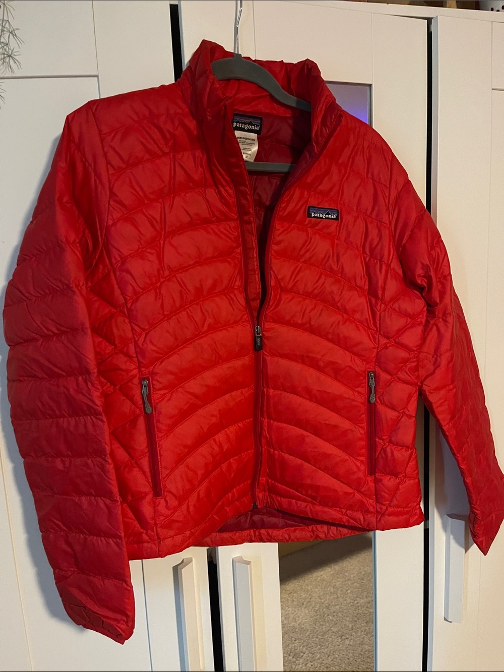 Patagonia Women's Red Quilted Packable Puffer Jacket
